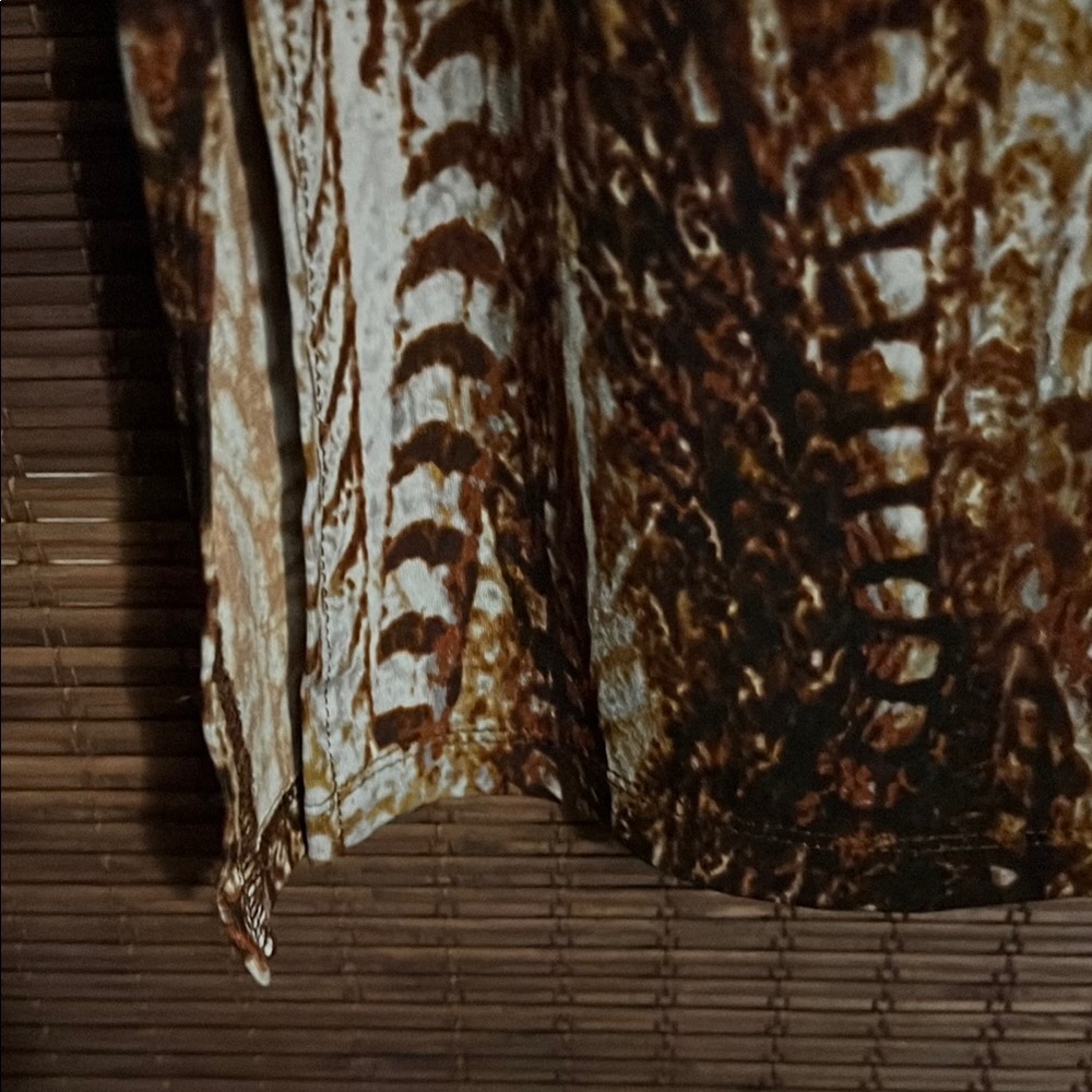 Mint Brown Patterned Women's Top - image 4